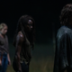 Daryl (Norman Reedus), Michonne (Danai Gurira), and Carol take a late-night meeting.